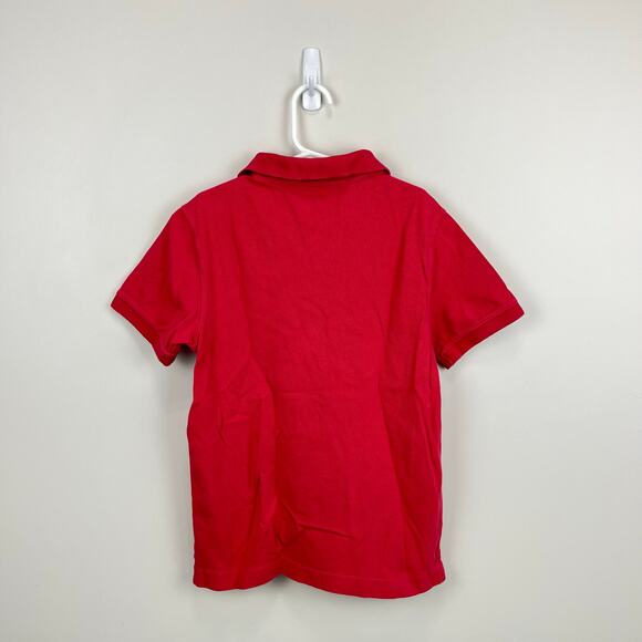 Vineyard Vines Short Sleeve Jetty Red Pique Polo Shirt Small 8-10 - Picture 4 of 4